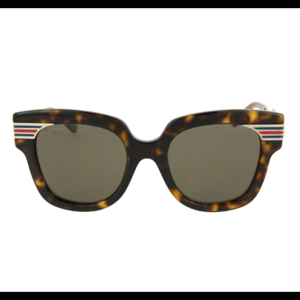 Authentic GUCCI GG0281SA-002 51-21-150 Havana Women’s Sunglasses MSRP $465